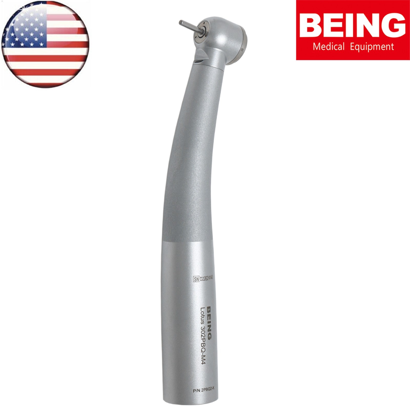 US BEING Dental High Speed Handpiece Fiber Optic LED For KaVo Multiflex Coupling