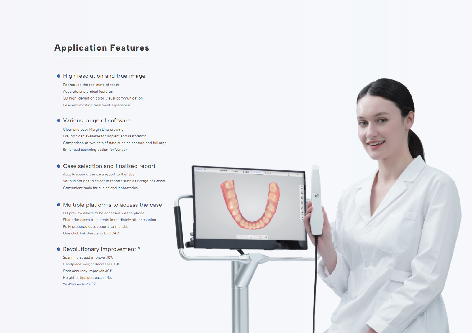 Panda 3 Dental 3D Digital Intraoral Scanner for CAD/CAM Restorative Dentistry