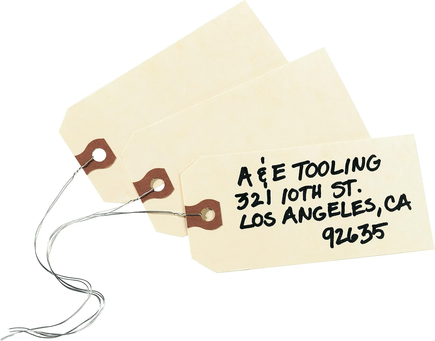 Price Tags with String Attached, 11.5 Pt. Stock, 4-3/4″ X 2-3/8″, 1,000 Manila H