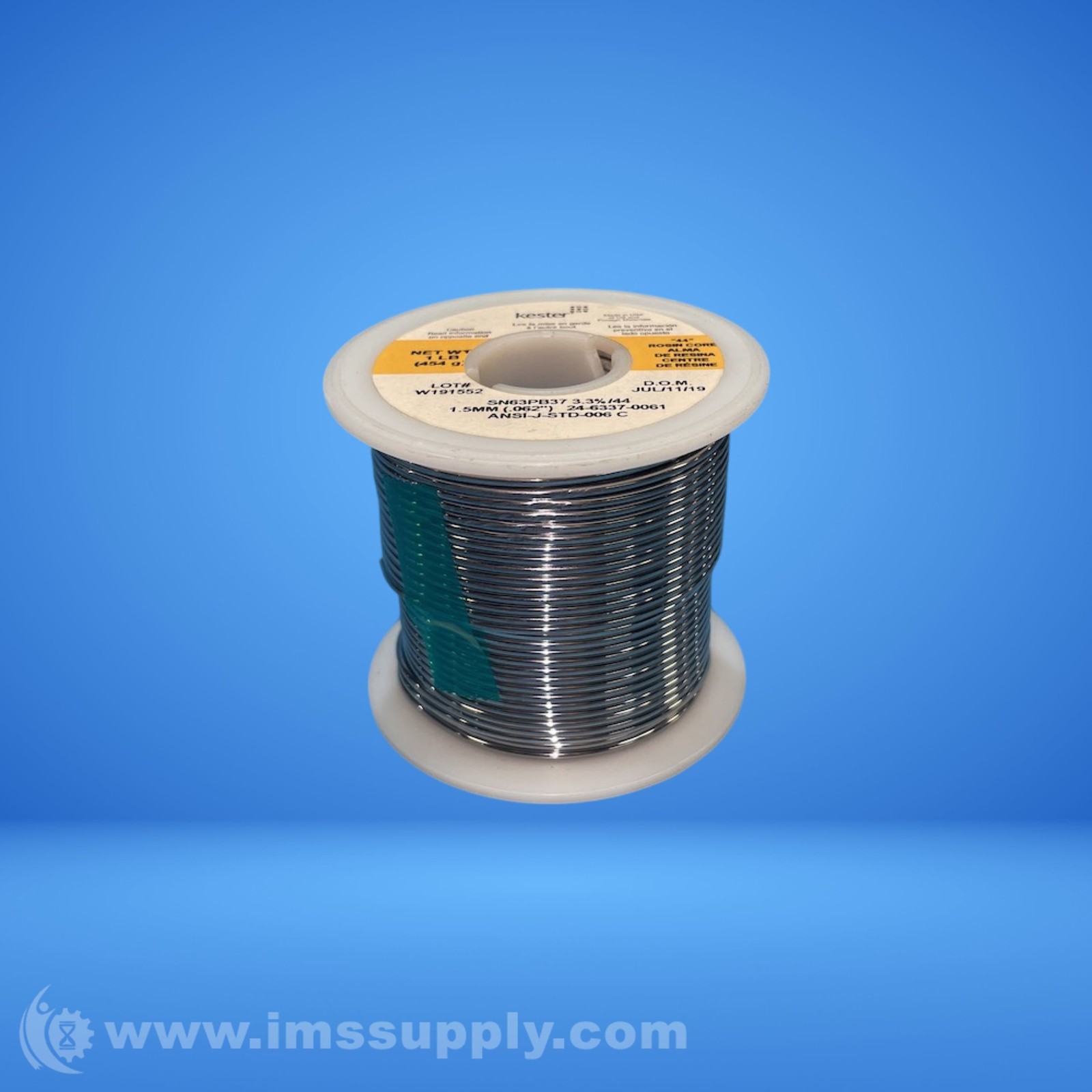 Kester 24-6337-0061 SN63PB37 Solder Wire FNIP