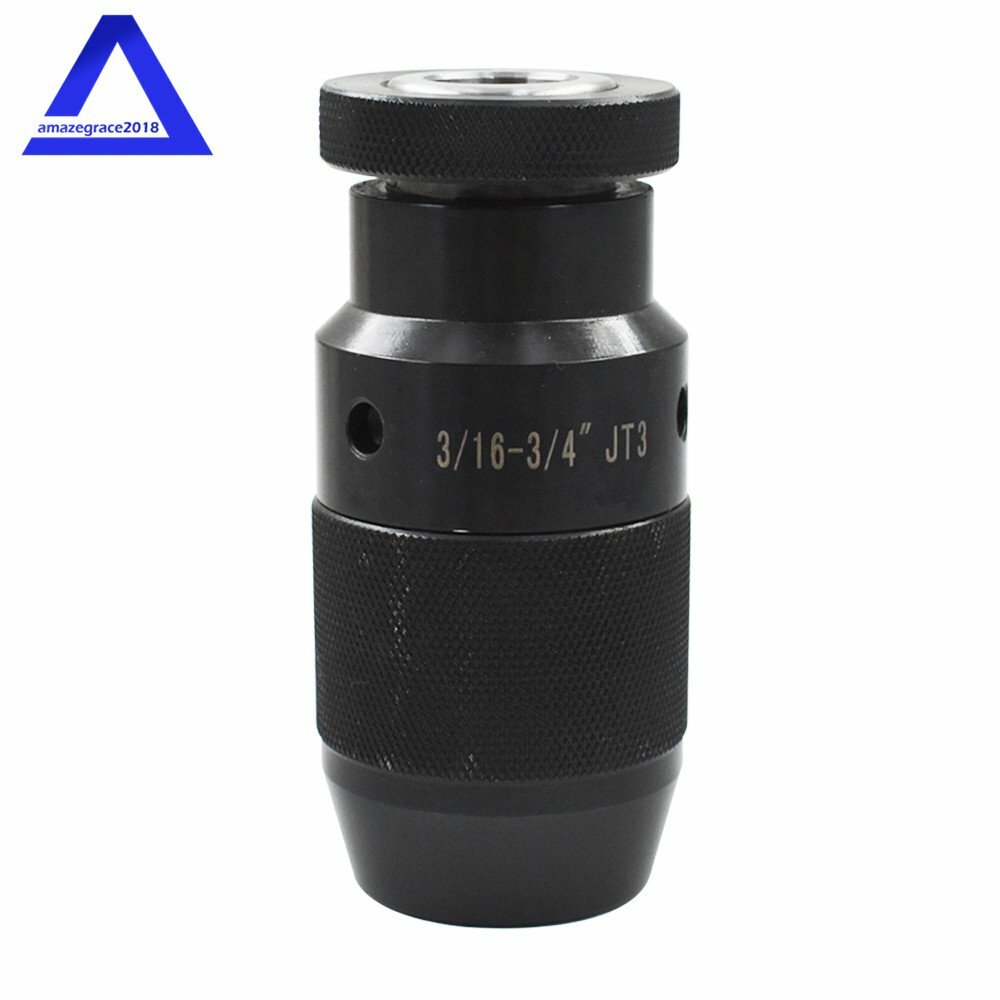Jacobs Taper #3 Type JT3 3/16-3/4″ Pro-Series 3JT Keyless Drill Chuck Heavy Duty