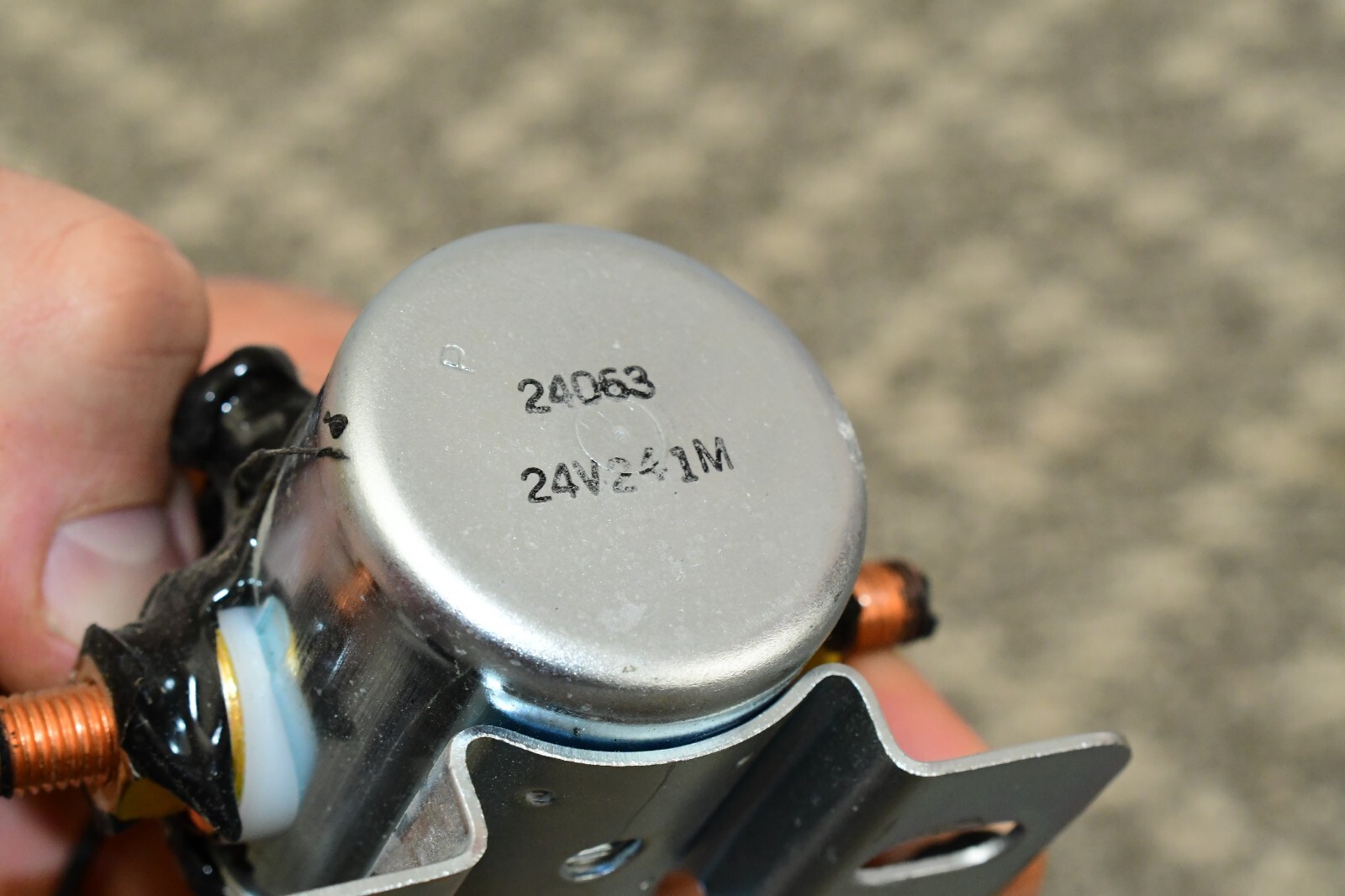 Cole Hersee 24063 24V Insulated Continuous Duty SPST Solenoid – UNUSED w/ Leads
