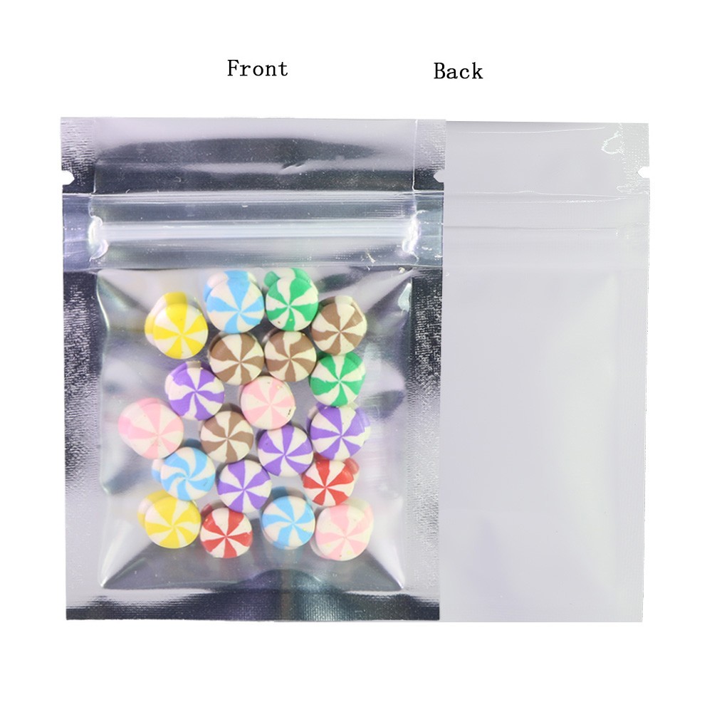 Custom Logo Print Zipper Pouch Odor Proof Foil Bag for Sample Small Items Use