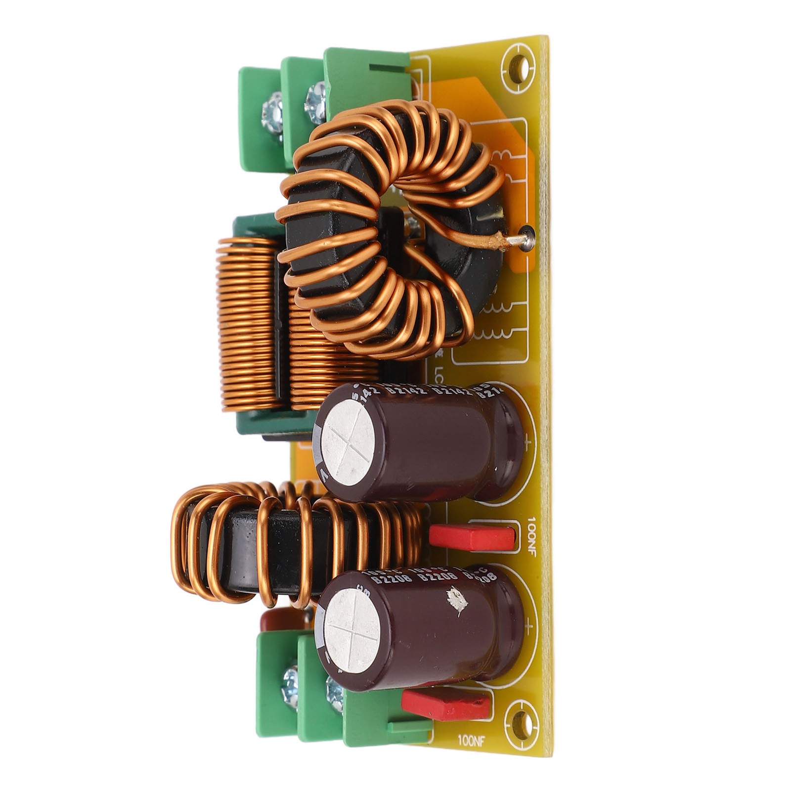 EMI Filter 20A DC Power Supply Filter Board LC Noise Suppressor Passive Fit
