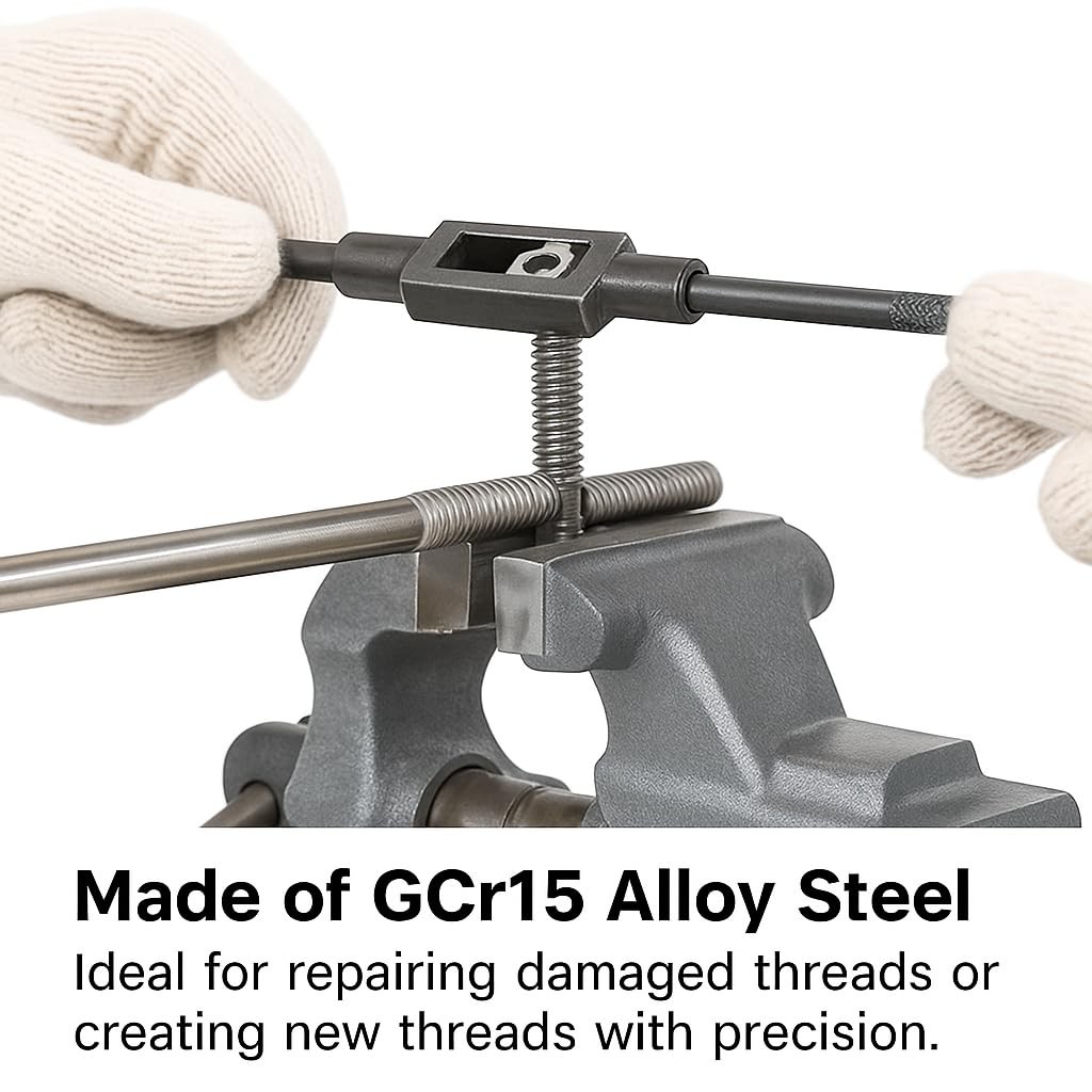 M12 x 1.25 Metric Tap and Die Set HSS Machine GCr15 Alloy M12x1.25
