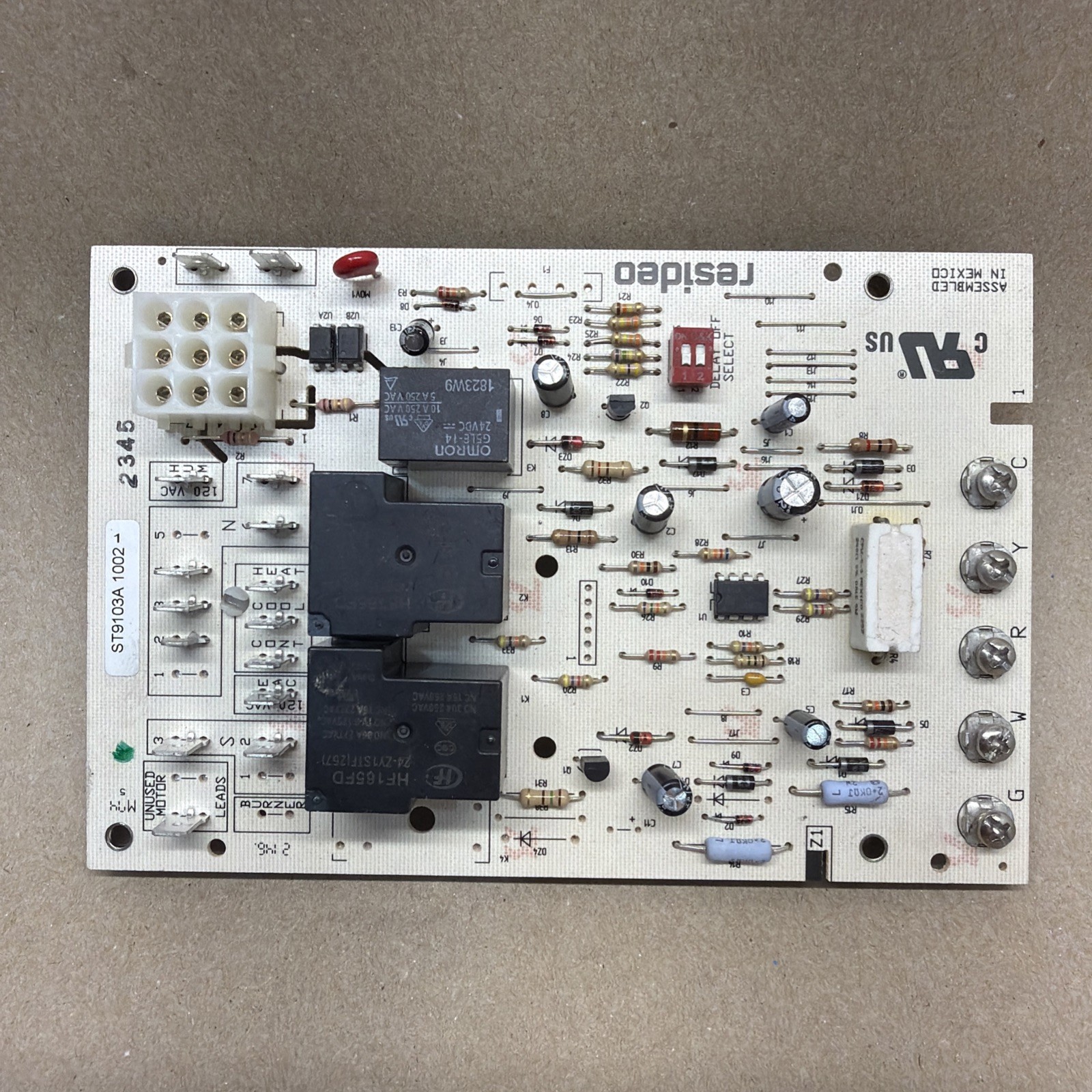 TESTED✅ Honeywell ST9103A1002 Furnace Blower Control Board
