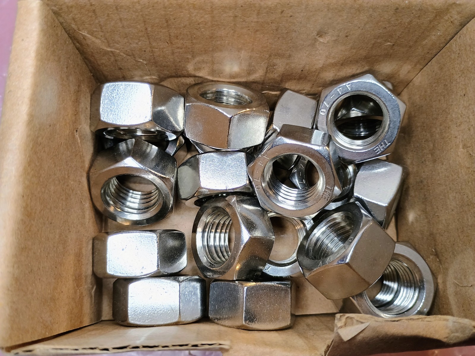 20, M20-2.5 Hex Nut NC DIN 934, A4 SST 20mm – Fast Ship