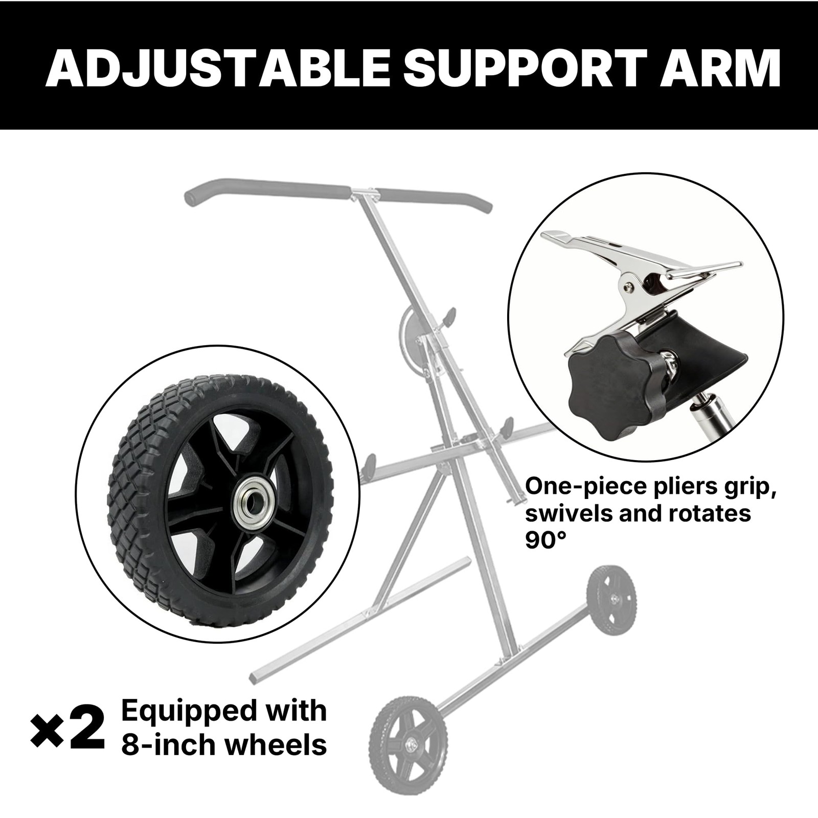 LAUCO Universal Panel and Bumper Stand – Adjustable Car Painting & Repair Stand
