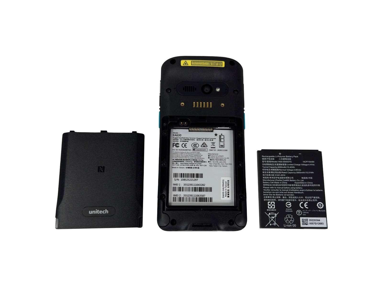 Unitech EA630 Plus Android 11 4GB / 64GB LTE Barcode Scanner w/Kit Grade A!⚡️