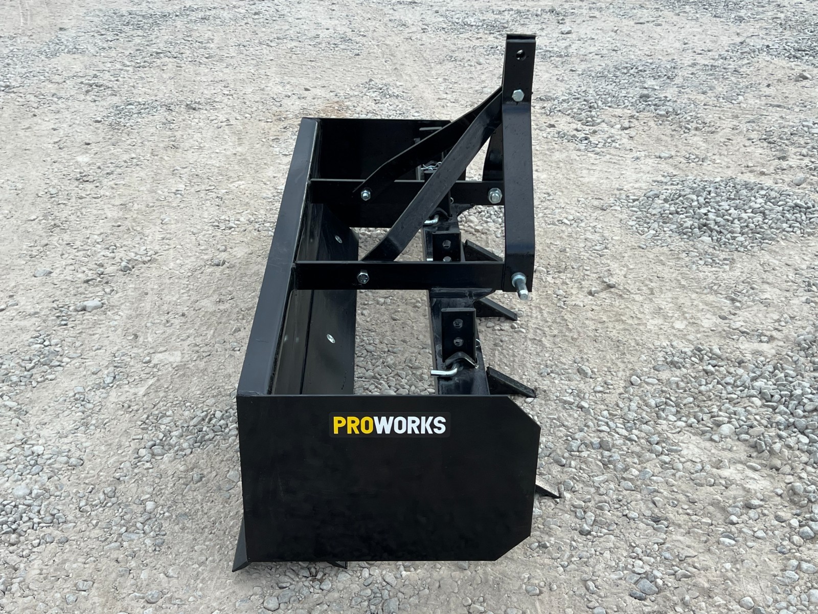 PROWORKS 60″ Box Blade 3 Point Hitch Tractor Scraper Grader 5ft USA 4 Ripper