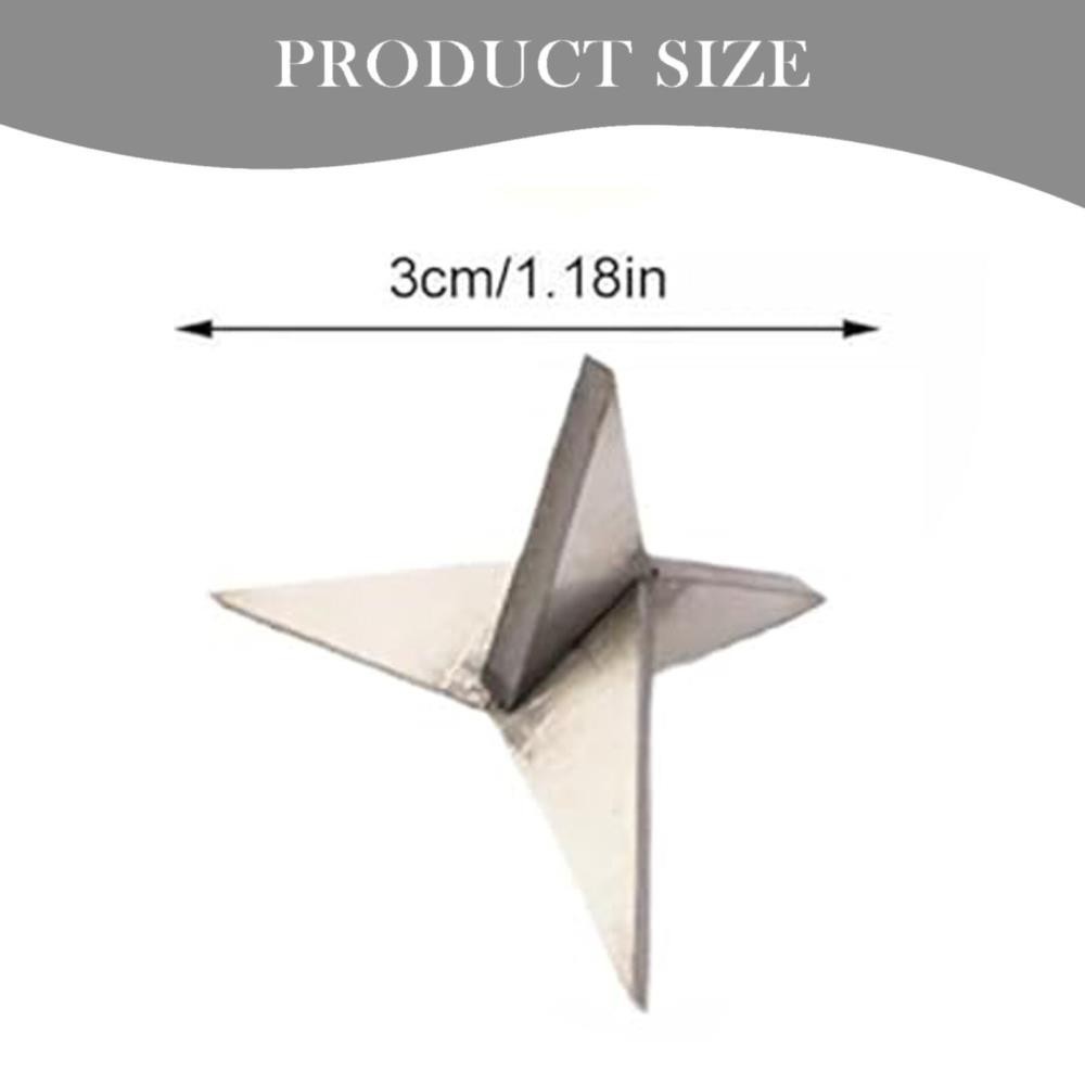 200Pcs Tire Puncture Spikes Heavy Portable Duty Carbon Steel Triangle RoadSpikes