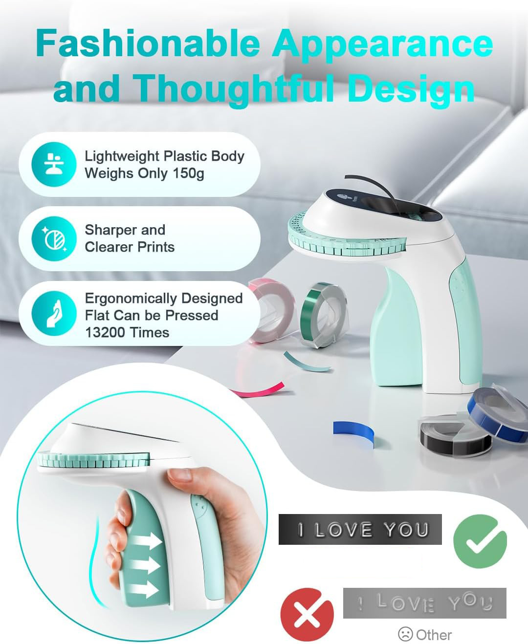 Phomemo Embossing Label Maker with 6 DYMO Label Tapes | Organizer Xpress