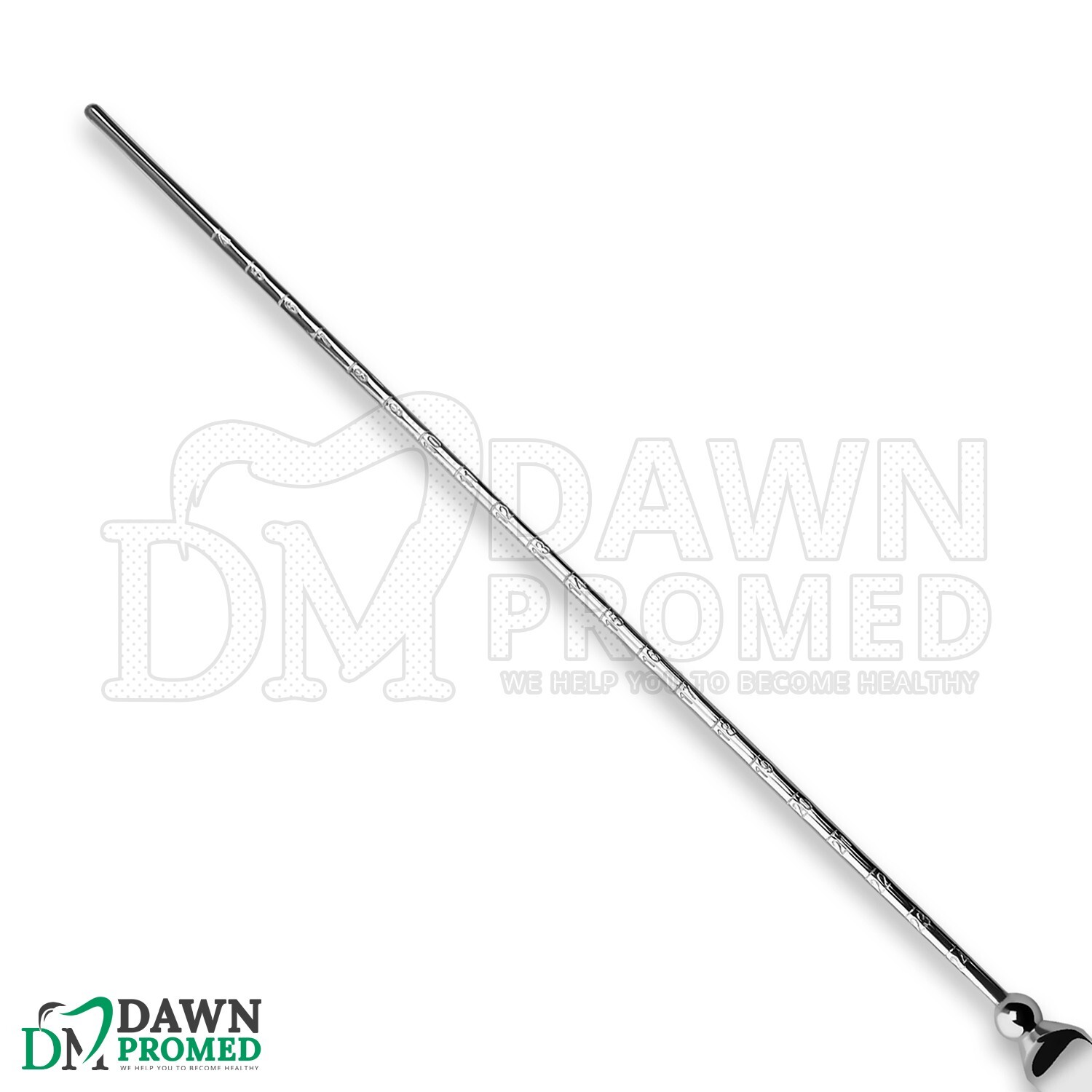6 Pcs Sims Uterine Sounds Malleable Straight 13” Set OB/GYN Surgical Instruments