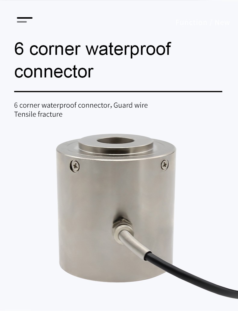DAYSENSOR Circular Load Cell Sensor Bolt Sensor for Screw Warning Force 5-50T