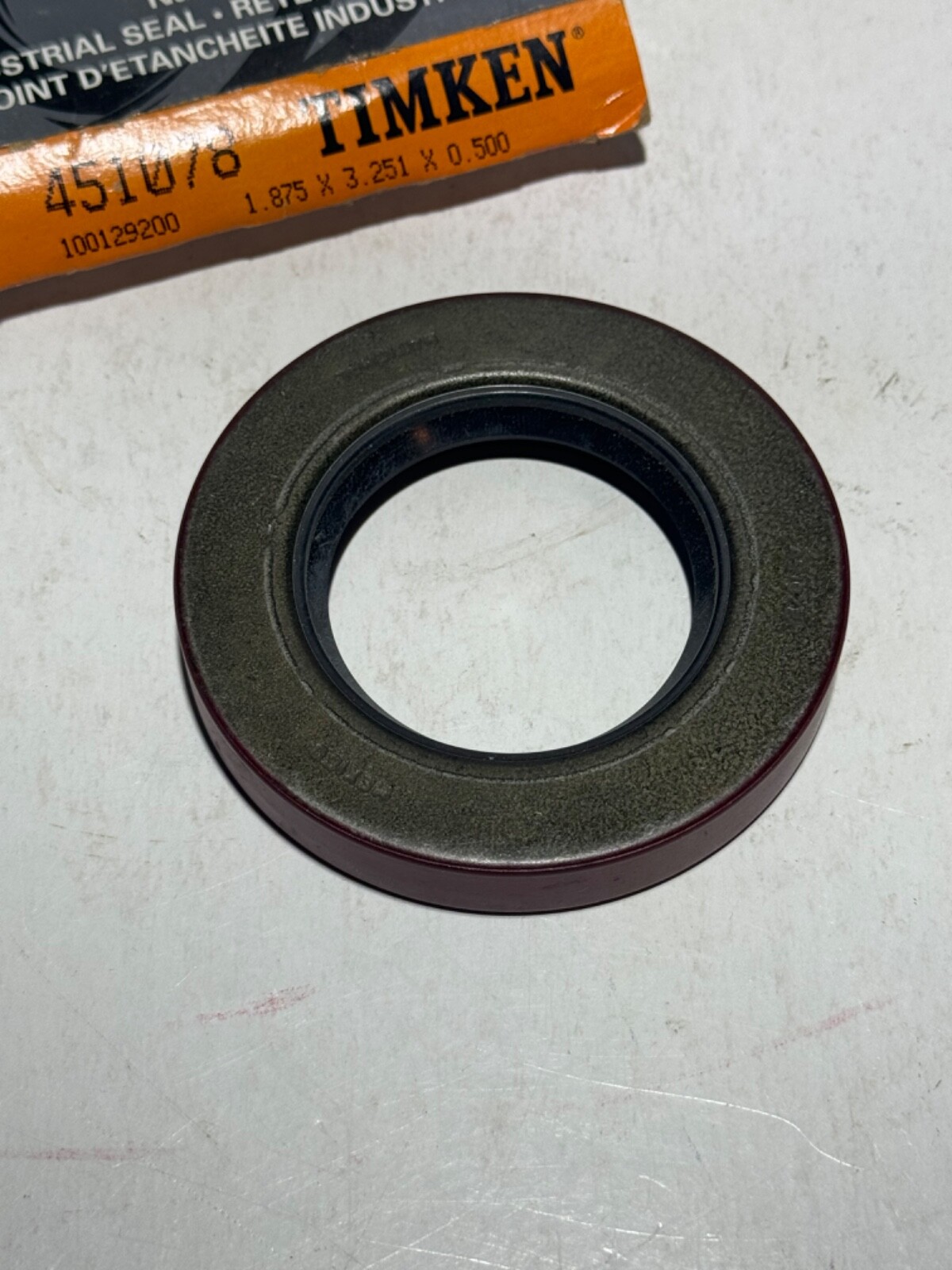 Timken National Seals 451078 Nitrile Oil Seal – Solid, 1.875 in Shaft Dia