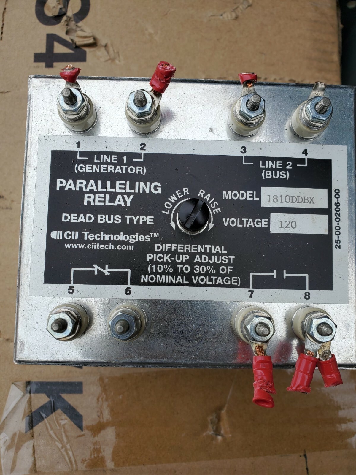 Generator Paralleling Relay