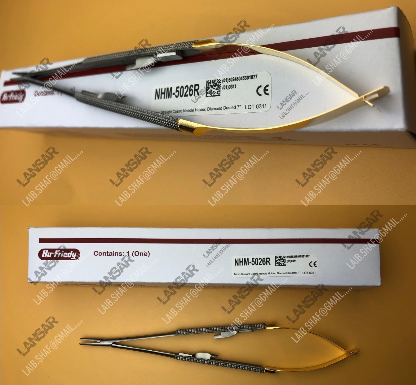 HU-FRIEDY NHM-5026R Micro Straight Perma Sharp™ Needle Holders Diamond Dusted