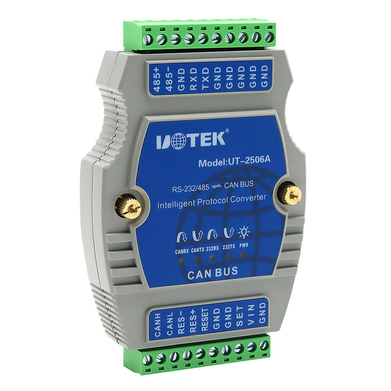 RS232 RS485 to CAN BUS Converter Isolation Adapter with Can 2.0 Modbus Protocol