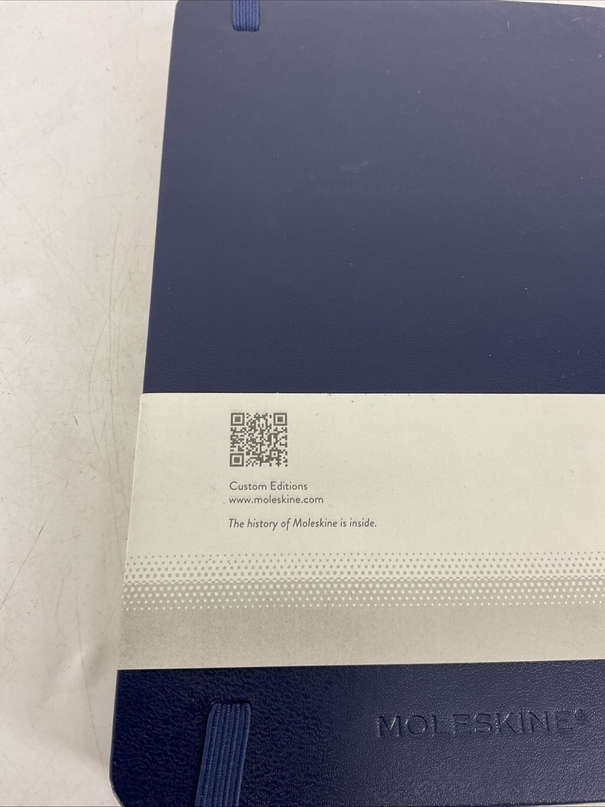 Elastic Path Moleskine Dotted Notebook Blue NEW CM348