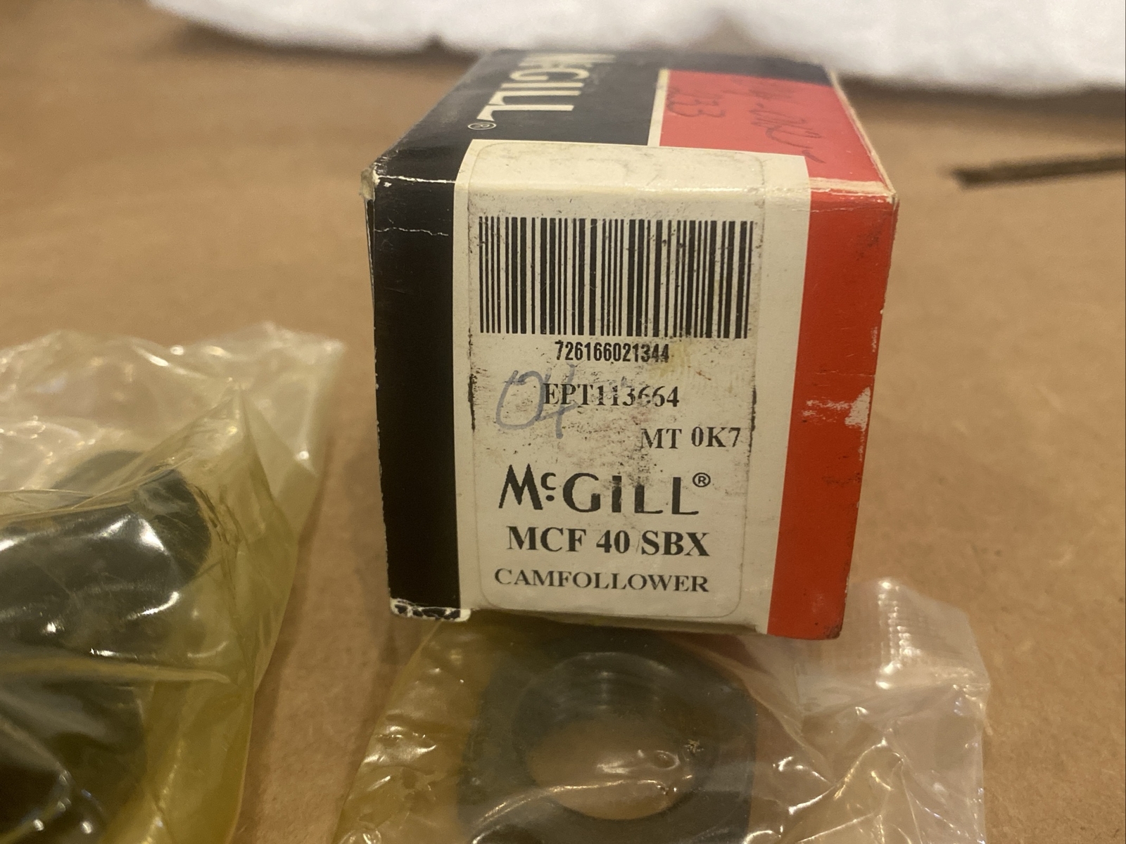 NEW McGill MCF 40 SBX Cam Follower 18.00 x 40.00 x 20.00 mm MCF40SBX FAST SHIP