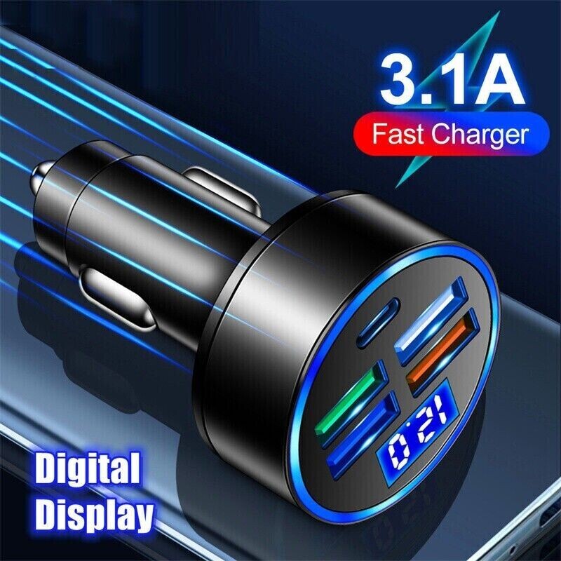 12V Digital LED Display Voltmeter Voltage Gauge Panel Meter For Car Motorcycle
