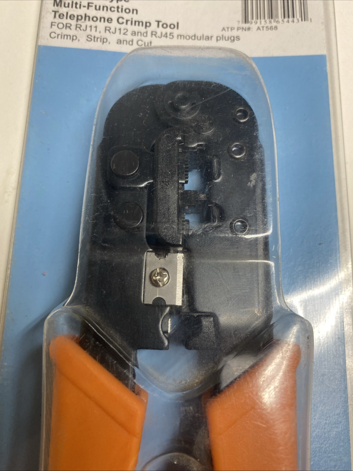 ALLEN TEL AT568 Crimping Tool RJ11 RJ12 and RJ45 Crimp Strip and Cut