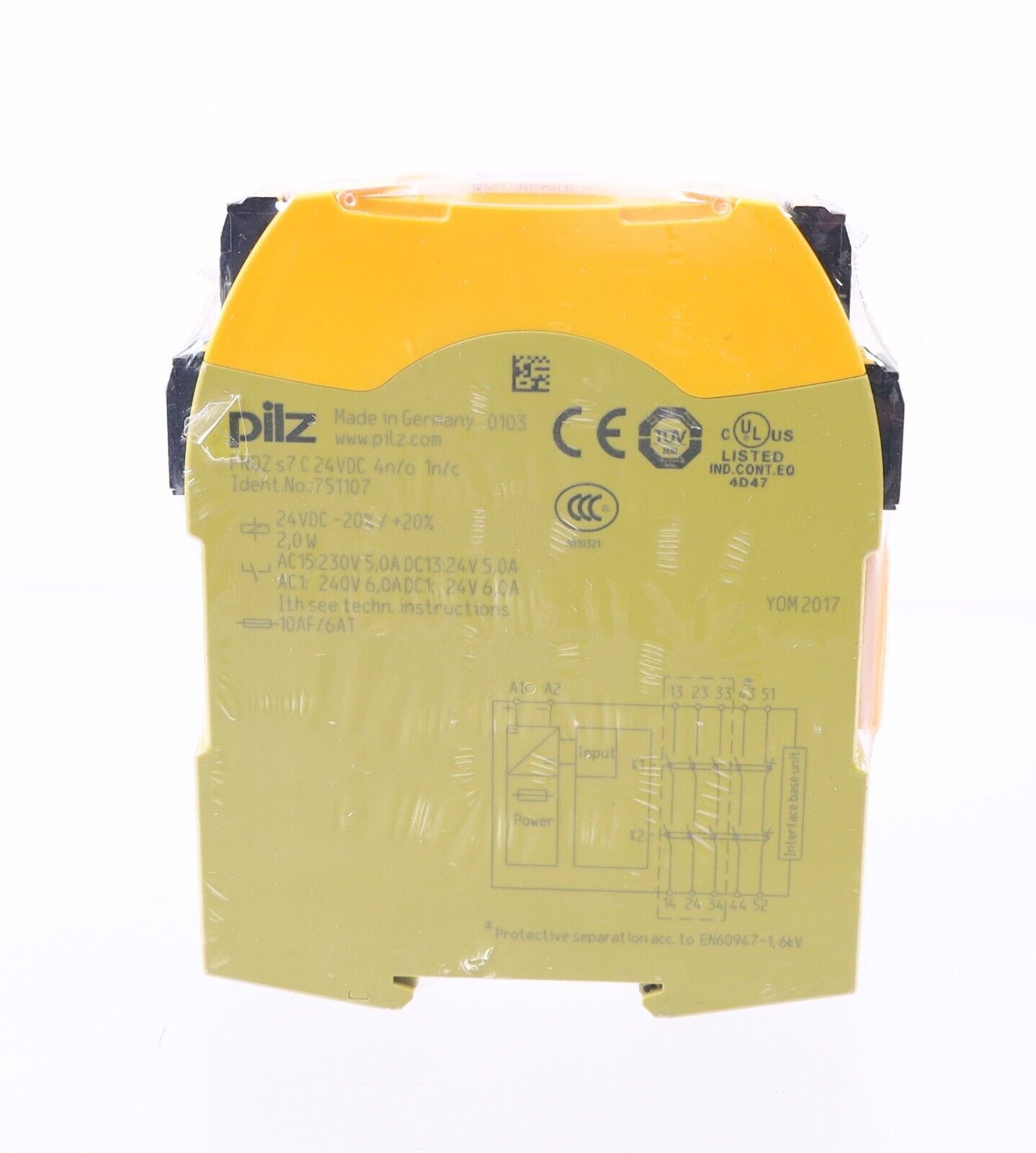 PNOZ S7C 751107 NEW PILZ PNOZ S7 C 751107 Safety Relay