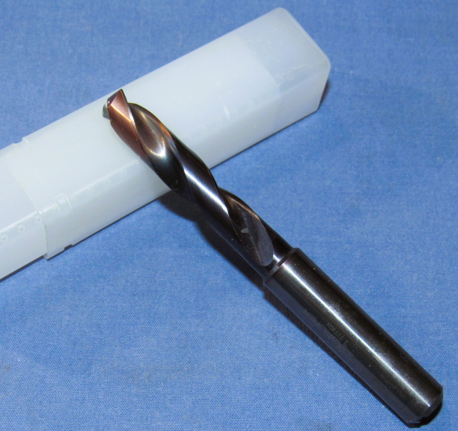 Used Walter-Titex 8.6mm Diam 140° Point Carbide drill Screw Machine Length