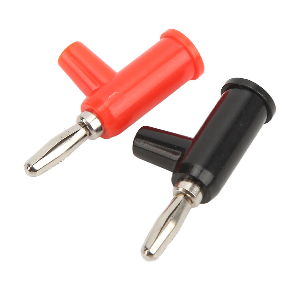 40Pcs 4mm Banana Plug Stackable Solderless Banana Plug Connector for Security