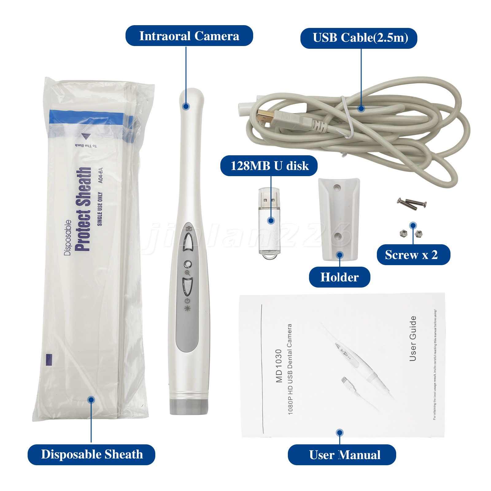 Dental HD Intraoral Camera USB Digital Imaging Work on Dexis/Eaglesoft