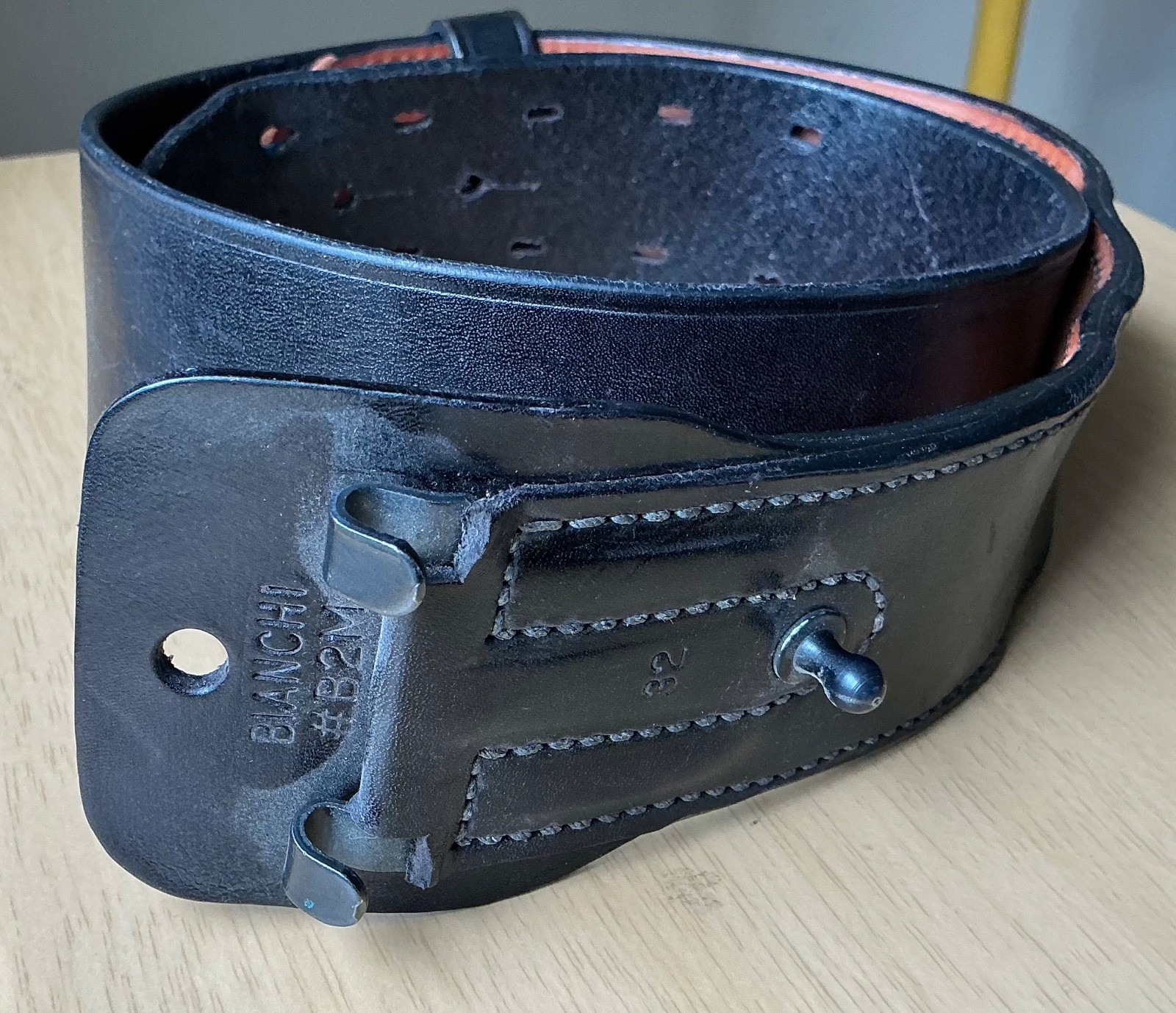Bianchi B2 Belt 32″ Model B2M & cuffs, case, keepers + 520 GIFT see last photo