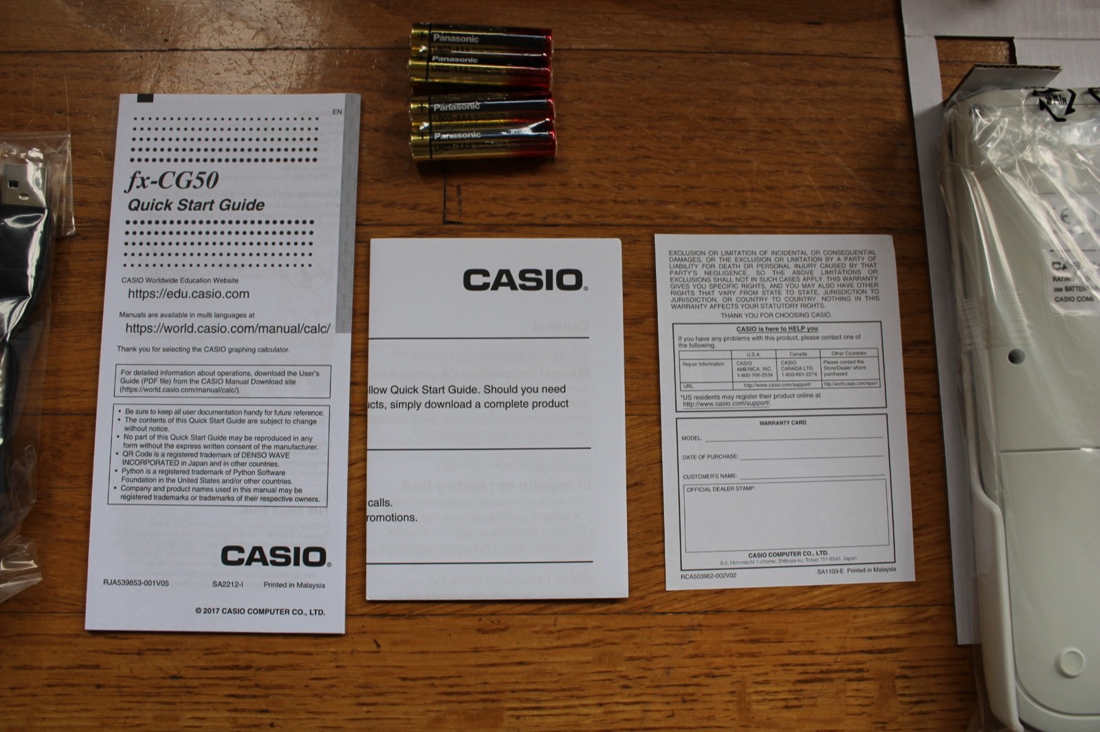 CASIO FX-CG50 Graphing Calculator New Open Box
