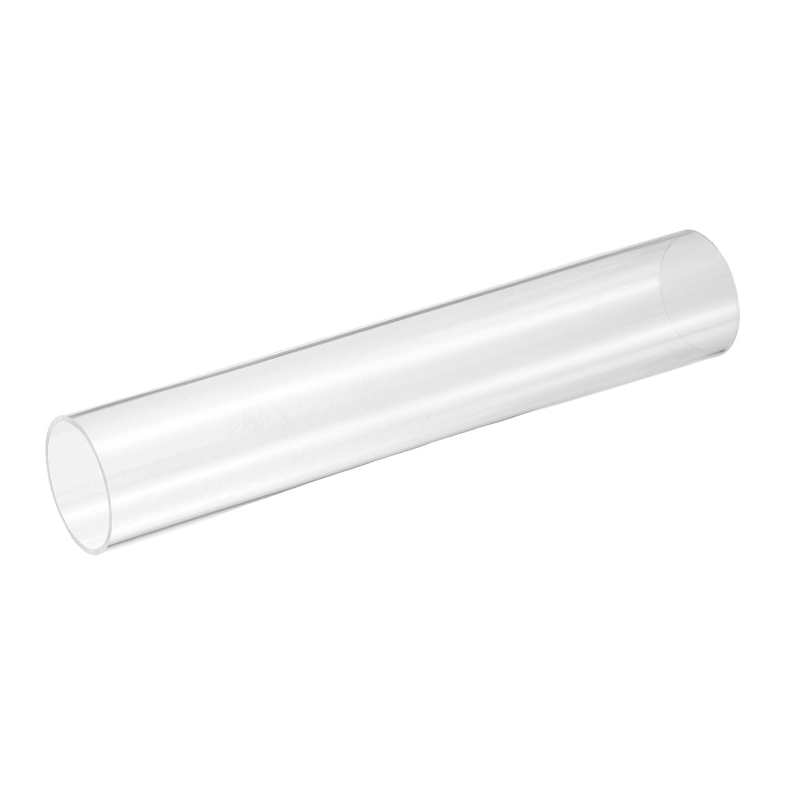 Clear Rigid Acrylic Pipe 40mm ID x 45mm OD 10″ Round Clear Plastic Tube