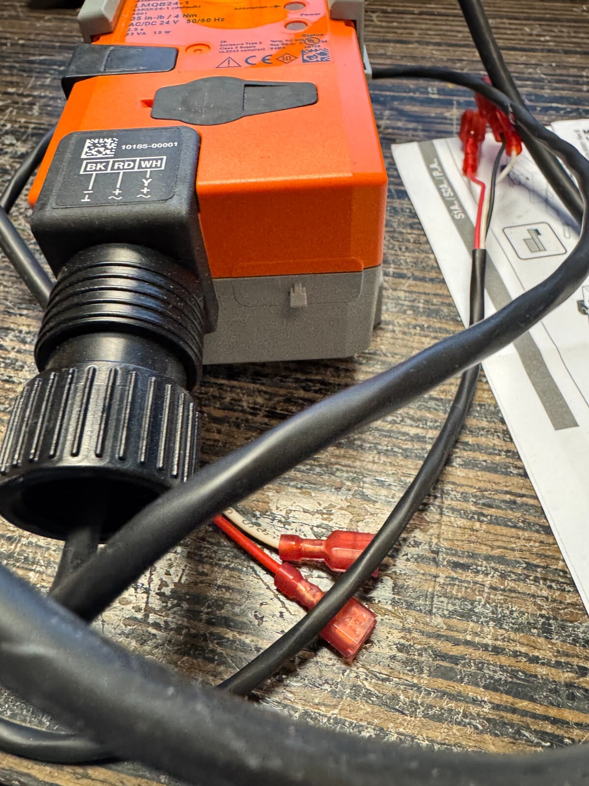 Belimo Damper Actuator LMQB24-1 35 in-lb [4Nm] Non/ AC/DC 24v w/ accessory