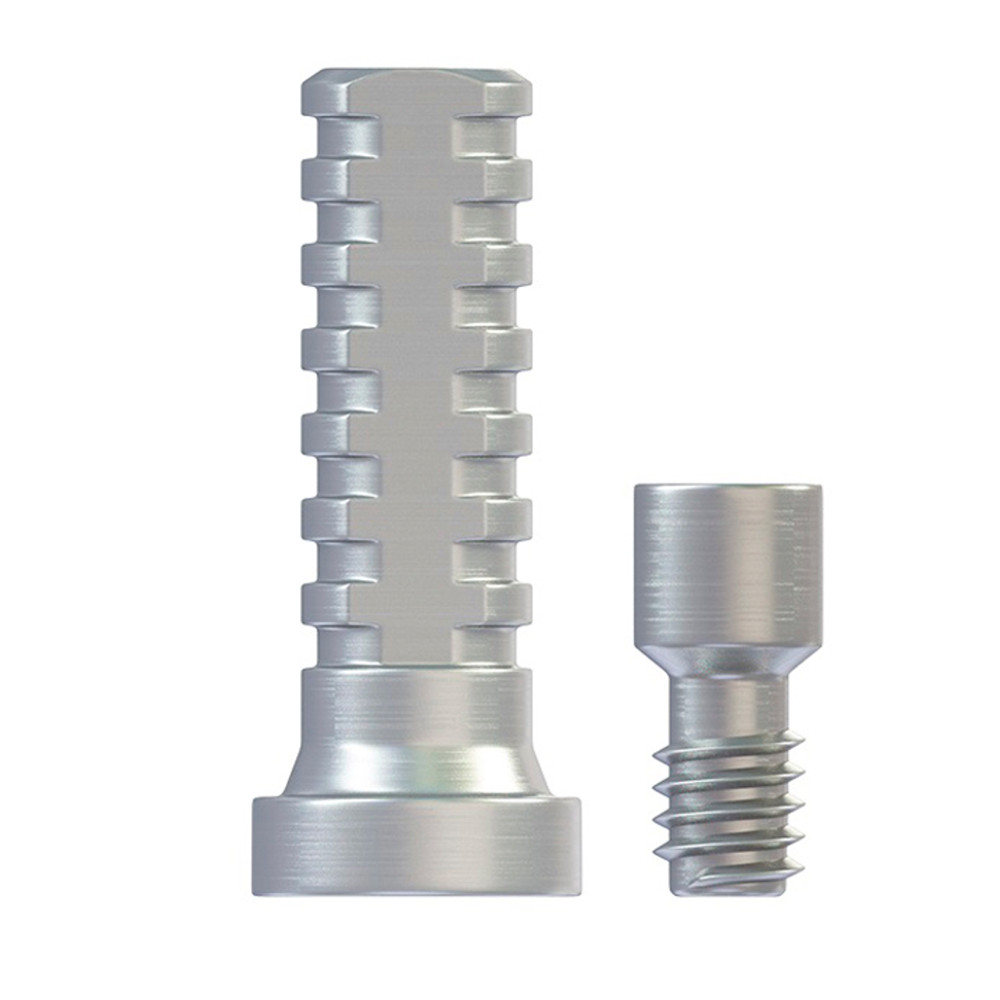 1x Dental Angulated Multi Unit 1.4mm 52° Hex 2.42 Connection Titanium Fixture