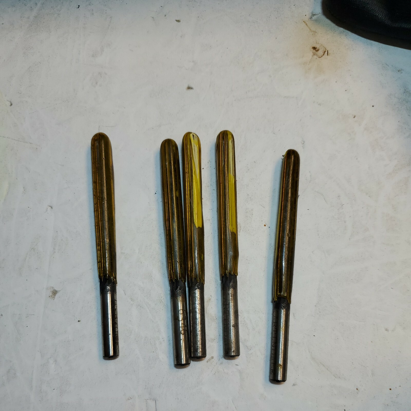 5 pcs High Speed Steel Rotary Finning Bur 1/4″ Martindale HSBM6346
