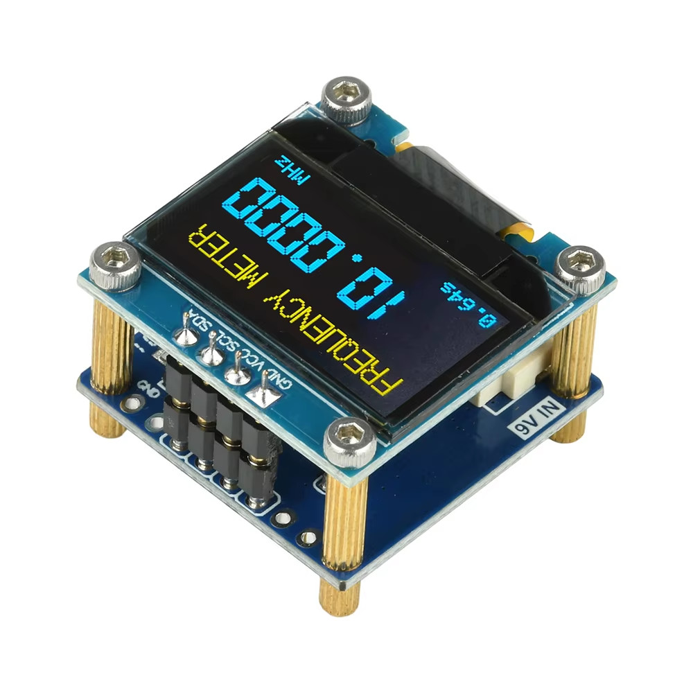 1Khz-100Mhz Frequency Meter 0.96-inch OLED Frequency Display Frequency Counter