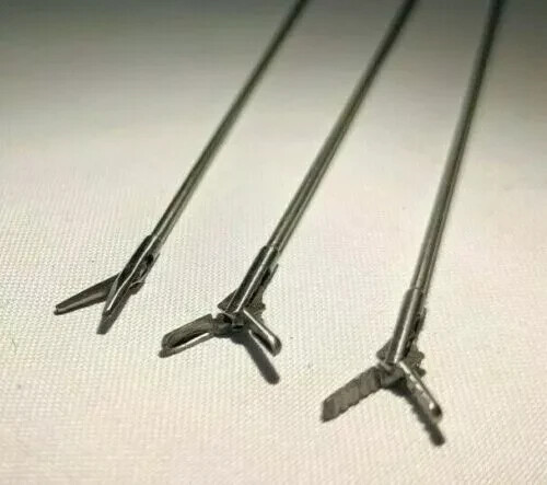 Laparoscopic Hysteroscopy Flexible Biopsy Grasper Scissor Forceps 7Fr 600mm 3Pc