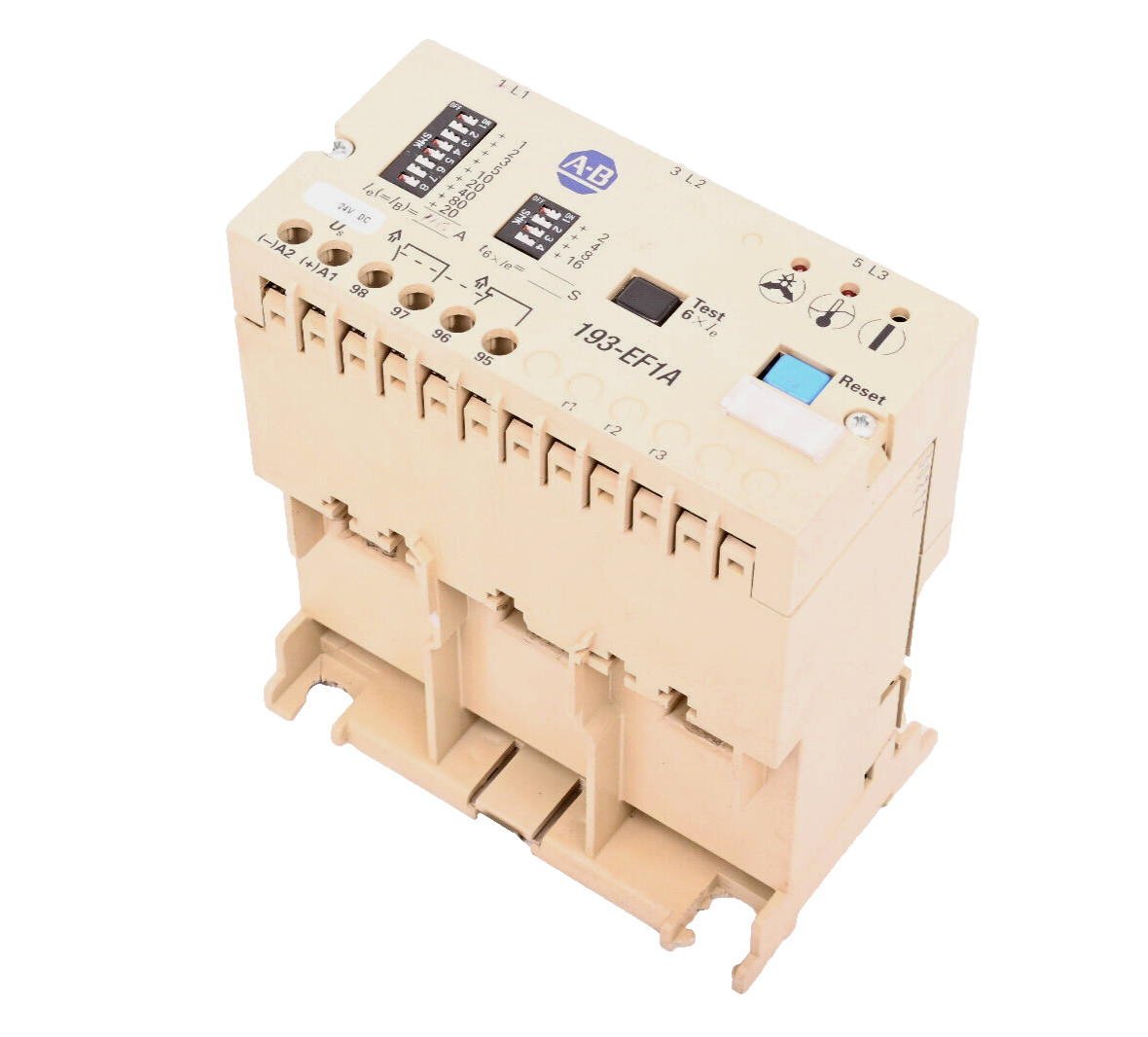For Parts – Allen Bradley 193-EF1A Electronic Motor Protection Relay – 20-180A