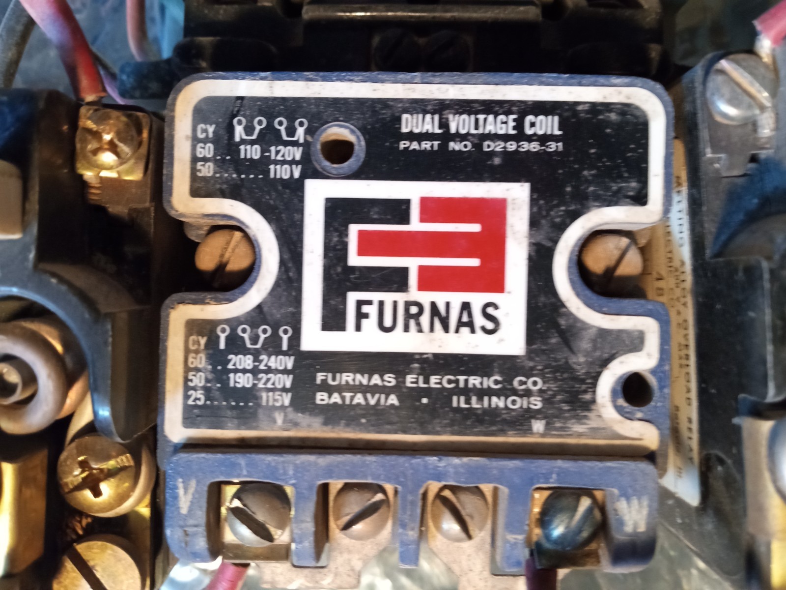Furnas Size 1-3/4 Motor Starter 460/575V 15HP & 48DB11A Thermal Overload Relays