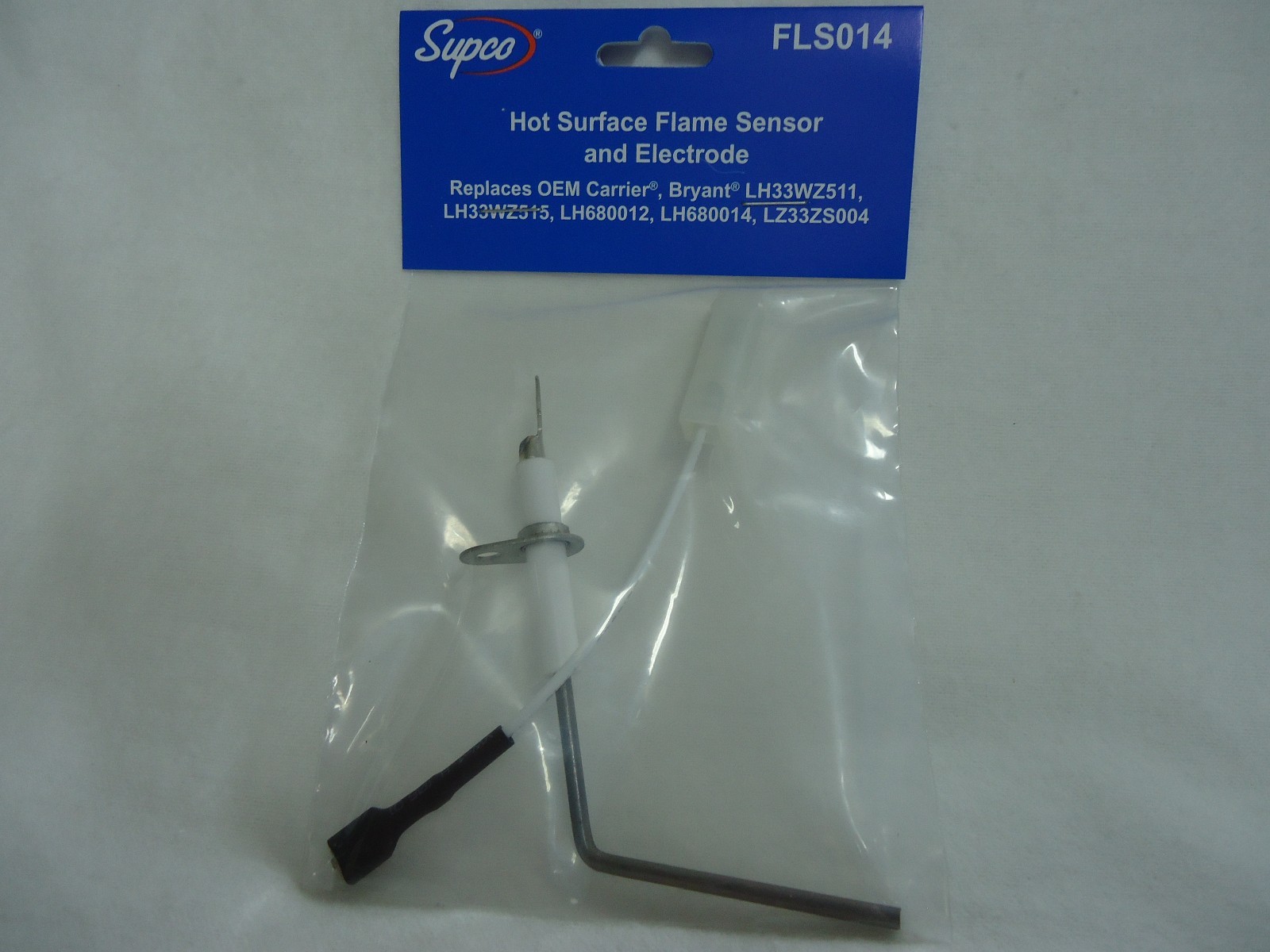 Supco FLS014 4″ 45° Offset Flame Sensor, Carrier Replacement