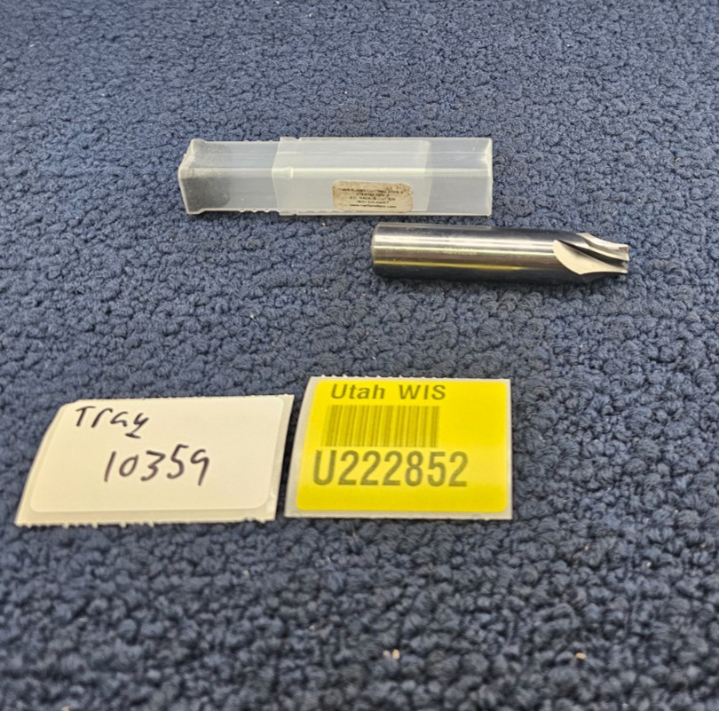 Hartland STE4142 15254-1-1 S.C. Radius Cutter, 4-Flute, 2.89″ OAL, 0.60″ Dia.
