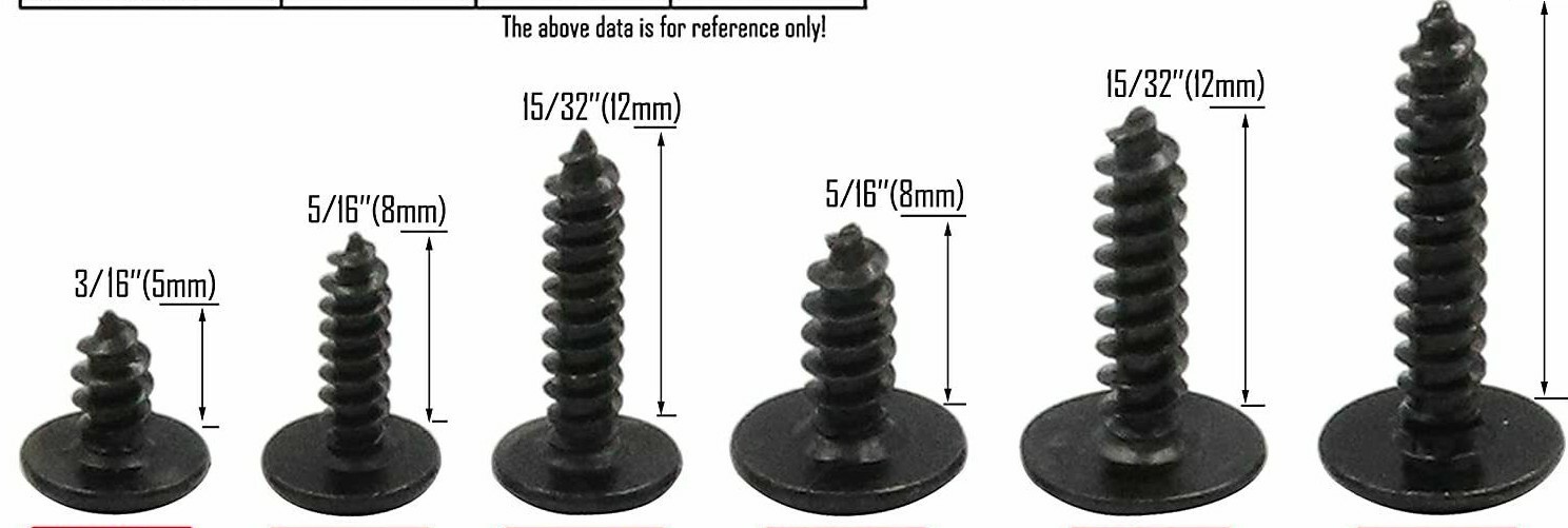 Modified Truss Head Self piercing sharp point Screws #8x 1/2″- 3″ K-Lath Black