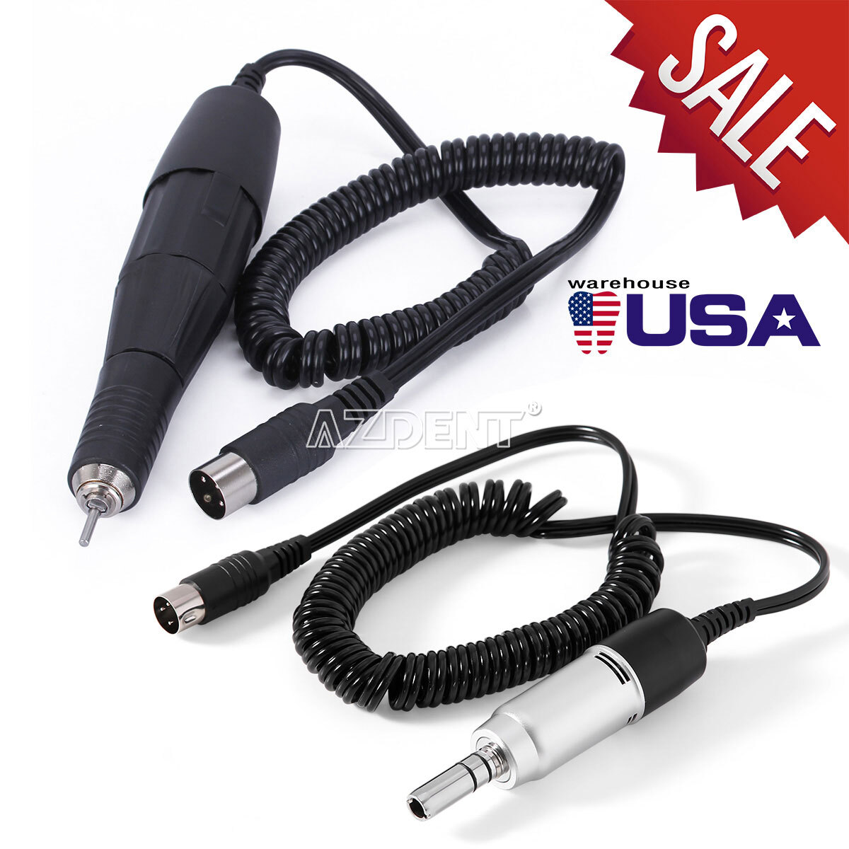 Dental Micro Motor Polishing Handpiece 35K RPM Plastic Head / E-Type Connector