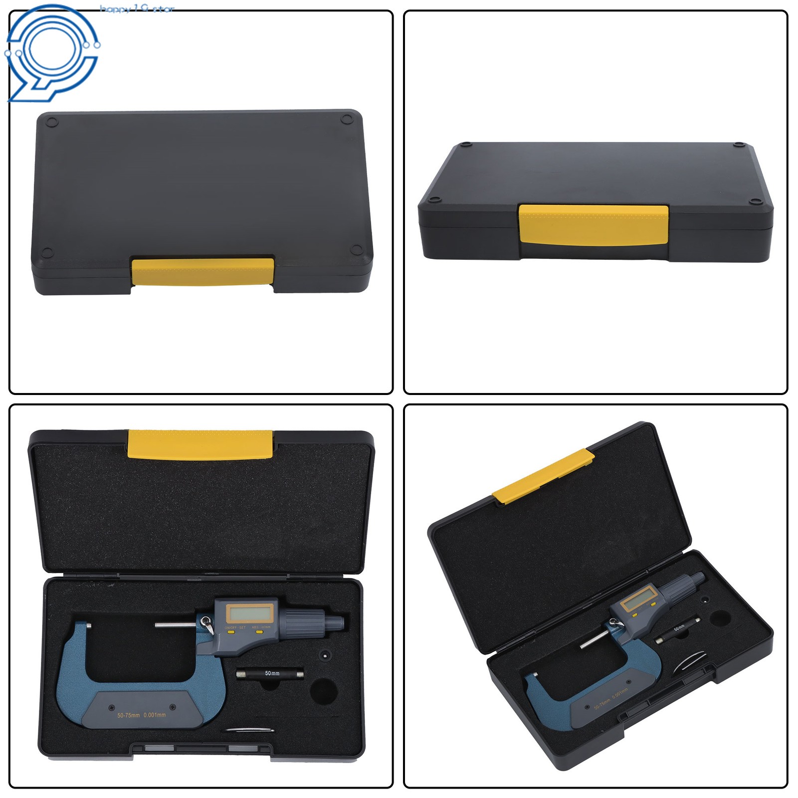 Carbide Tip 50-75mm 2-3″ 0.00005″ Digital Electronic Outside Micrometer