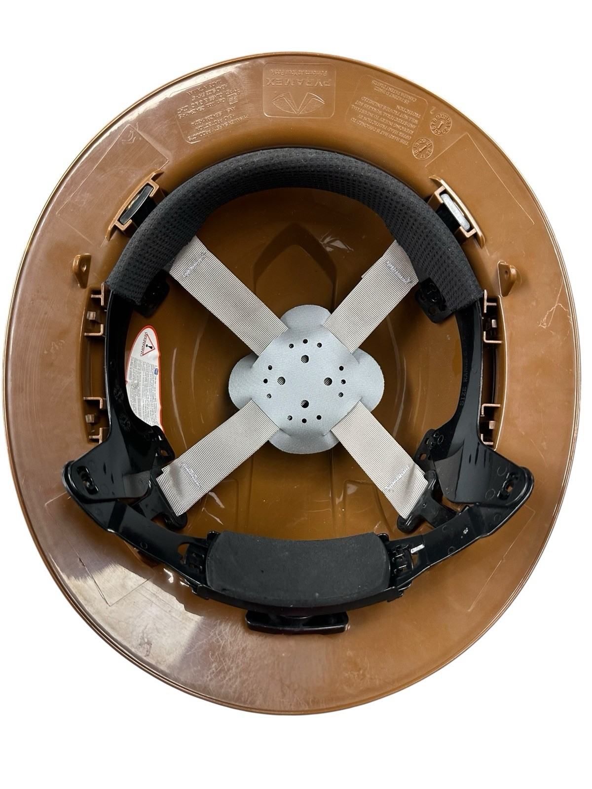 MSA Pyramex Full Brim Copper Ridgeline Protective Safety Hard Hat #200