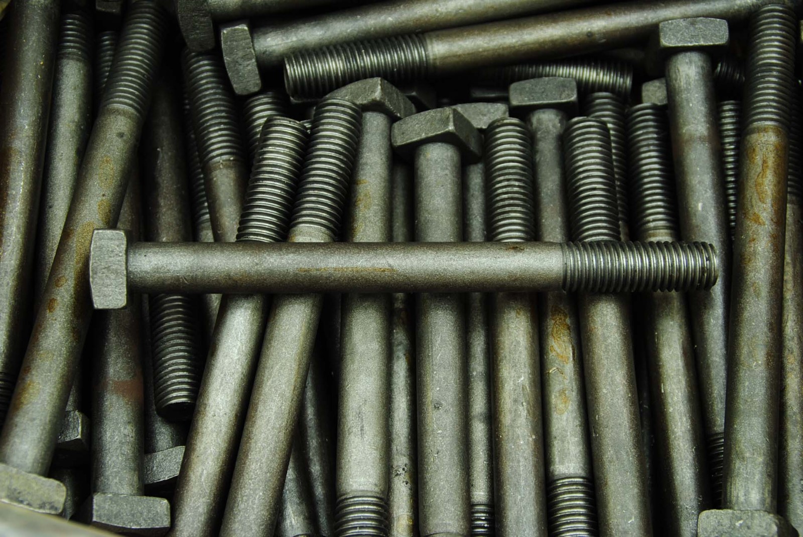 (10) Square Head 5/8-11 x 7″ Bolts Unplated A307 15/16″ Sq
