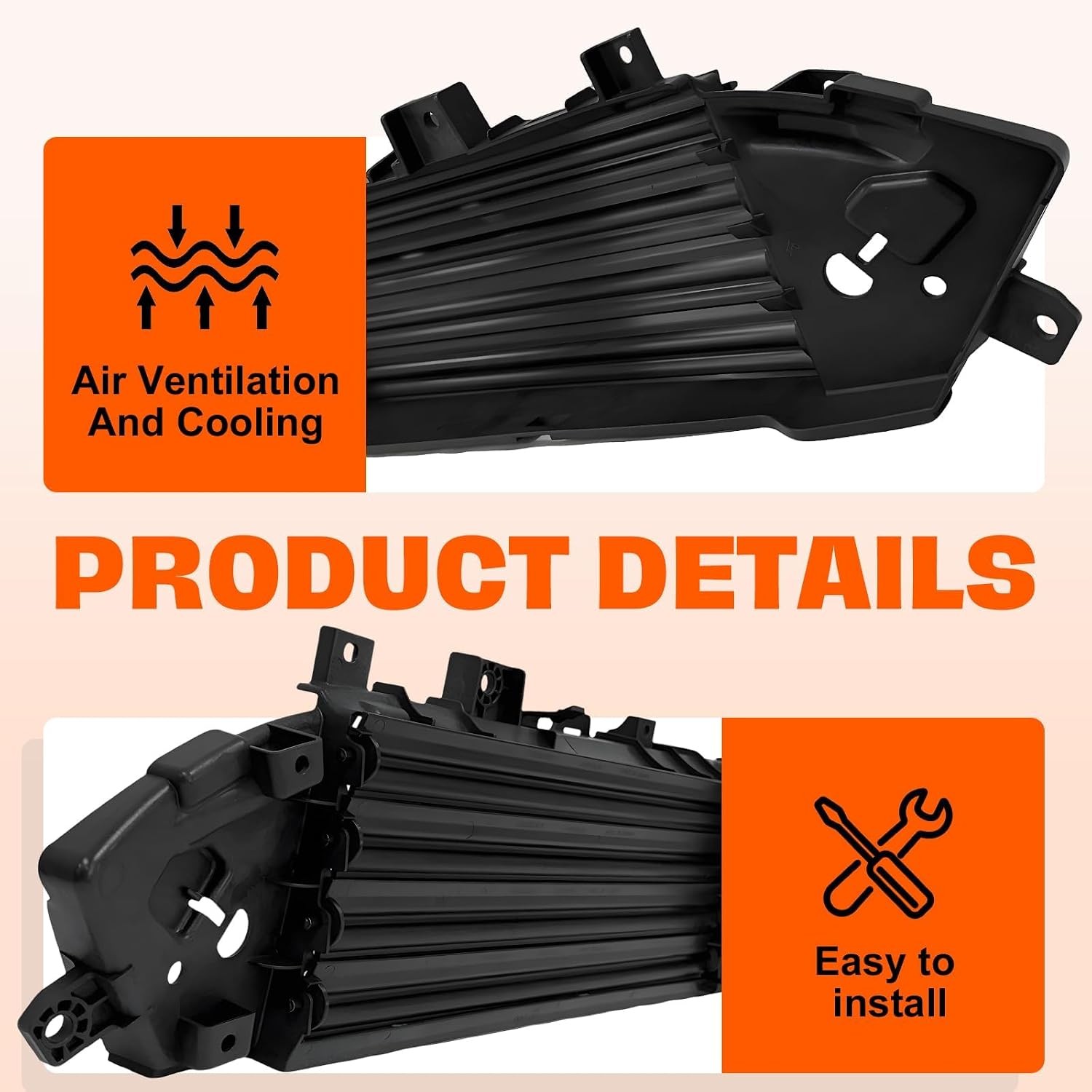 Front Active Grille Shutter Motor Compatible 2019-2024 Chrysler Pacifica