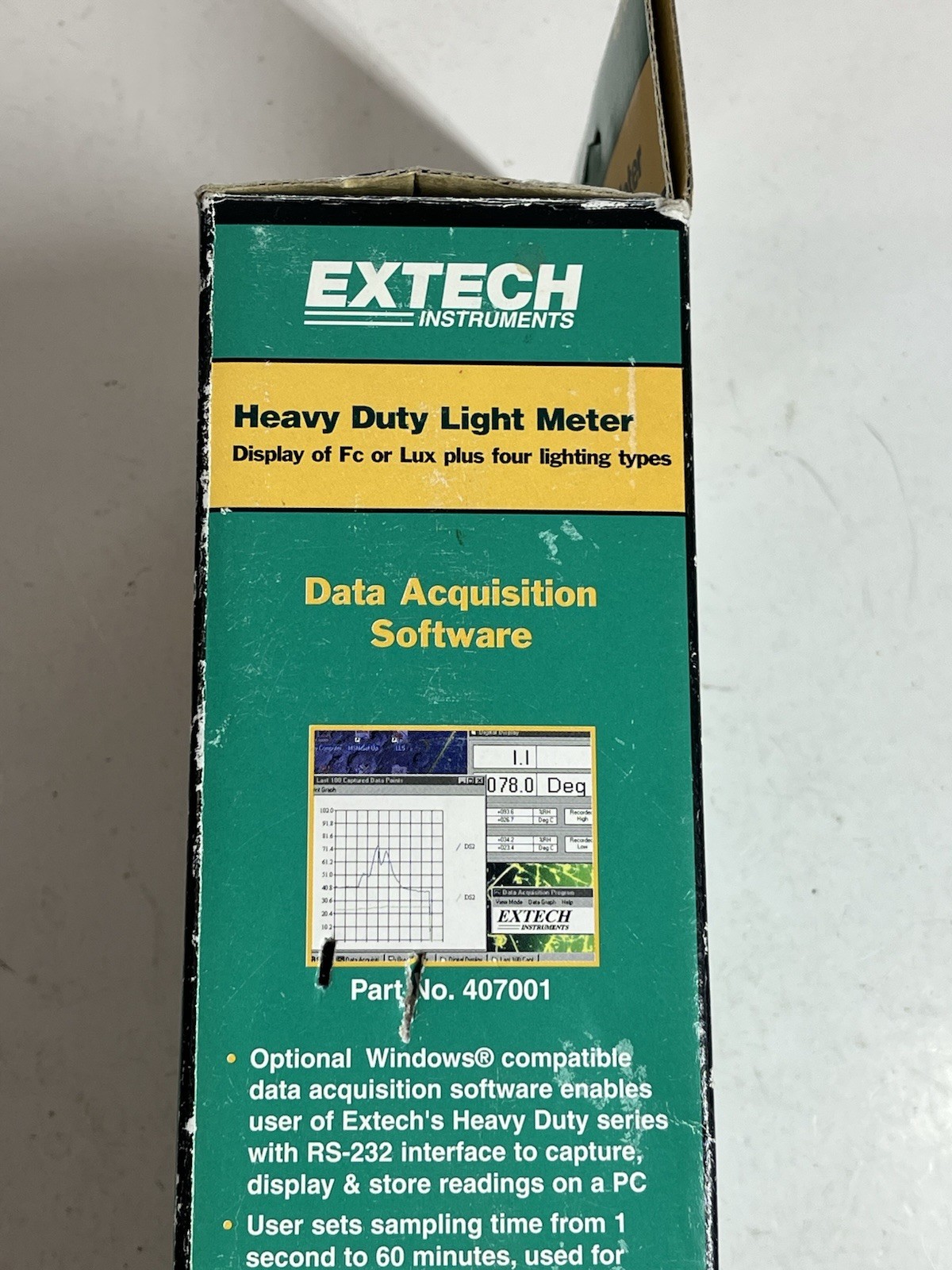 Extech 407026 Foot Candle/Lux Heavy Duty Light Meter