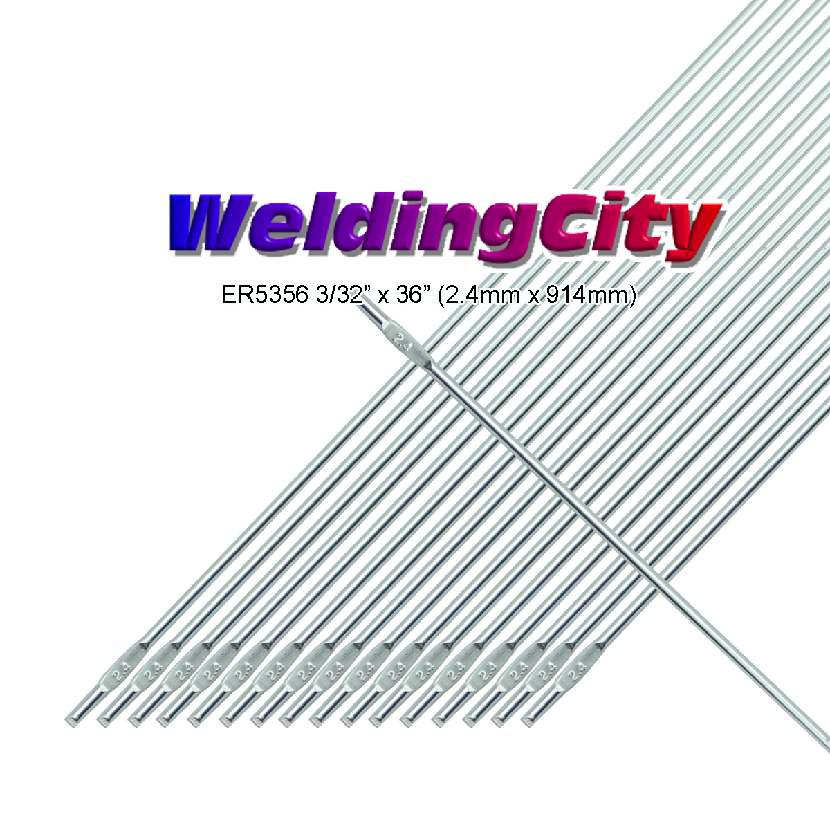 WeldingCity® 2-Lb ER5356 Aluminum 5356 TIG Welding Rod 3/32″x36″ US Seller Fast